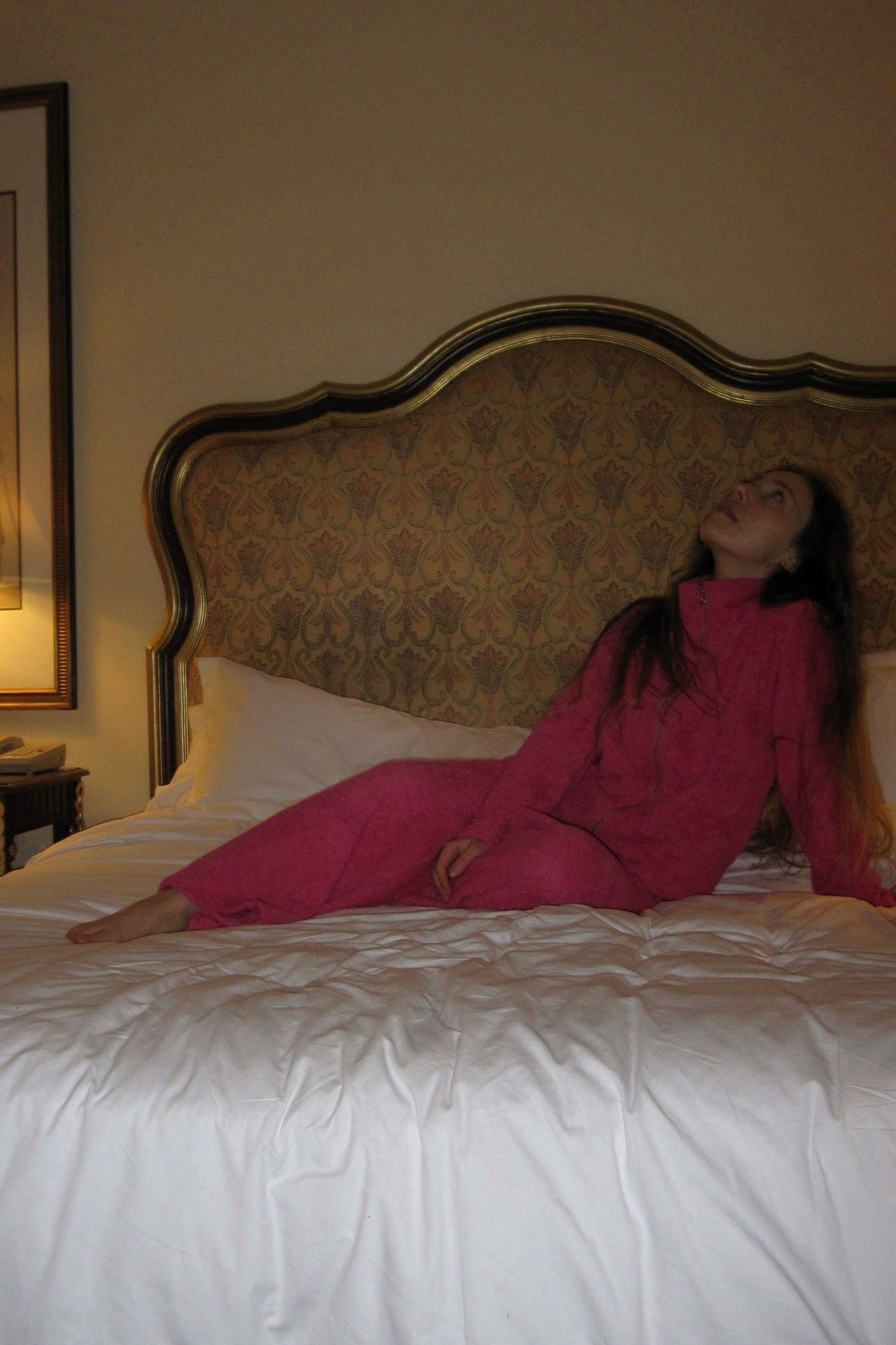 Cute Terry Zip Up Jacket Pink