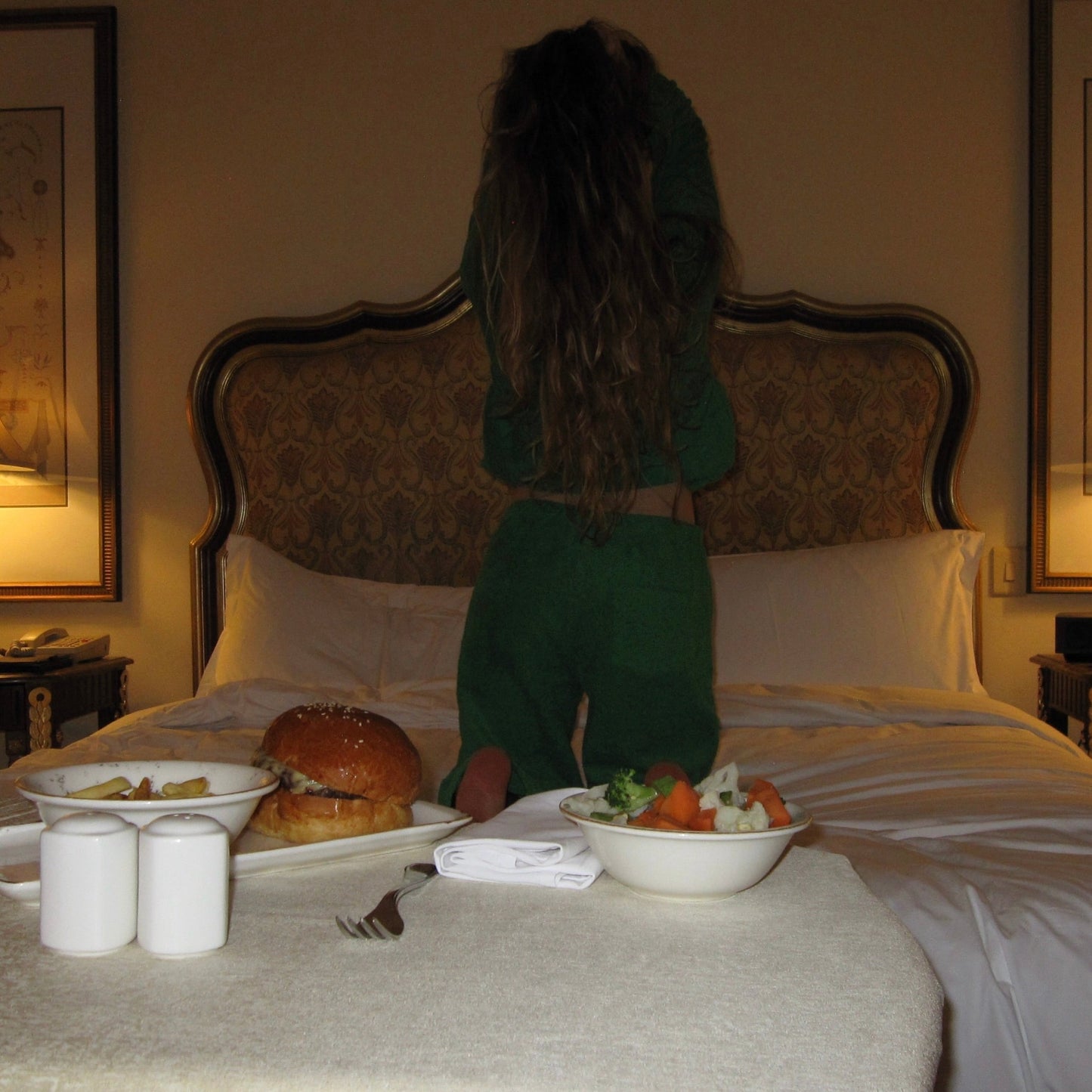 Cosy Terry Green Pants