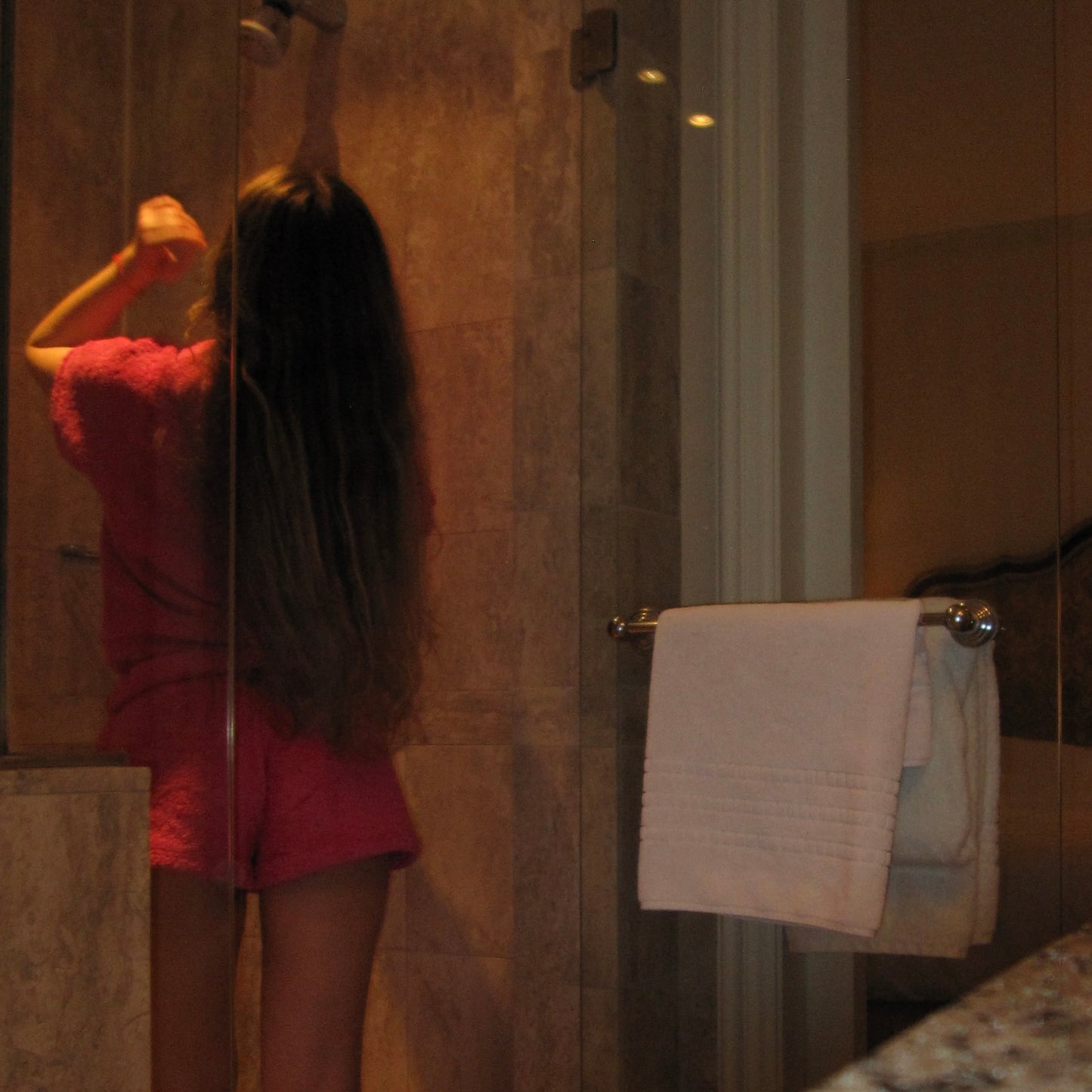 Cosy Terry Pink Shorts