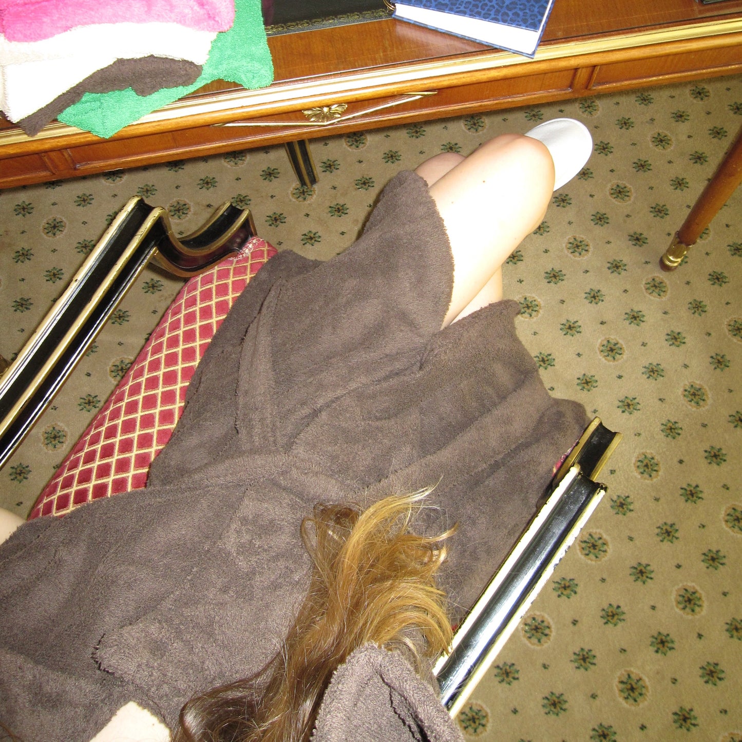 Honey Ryder's Terry Brown Robe