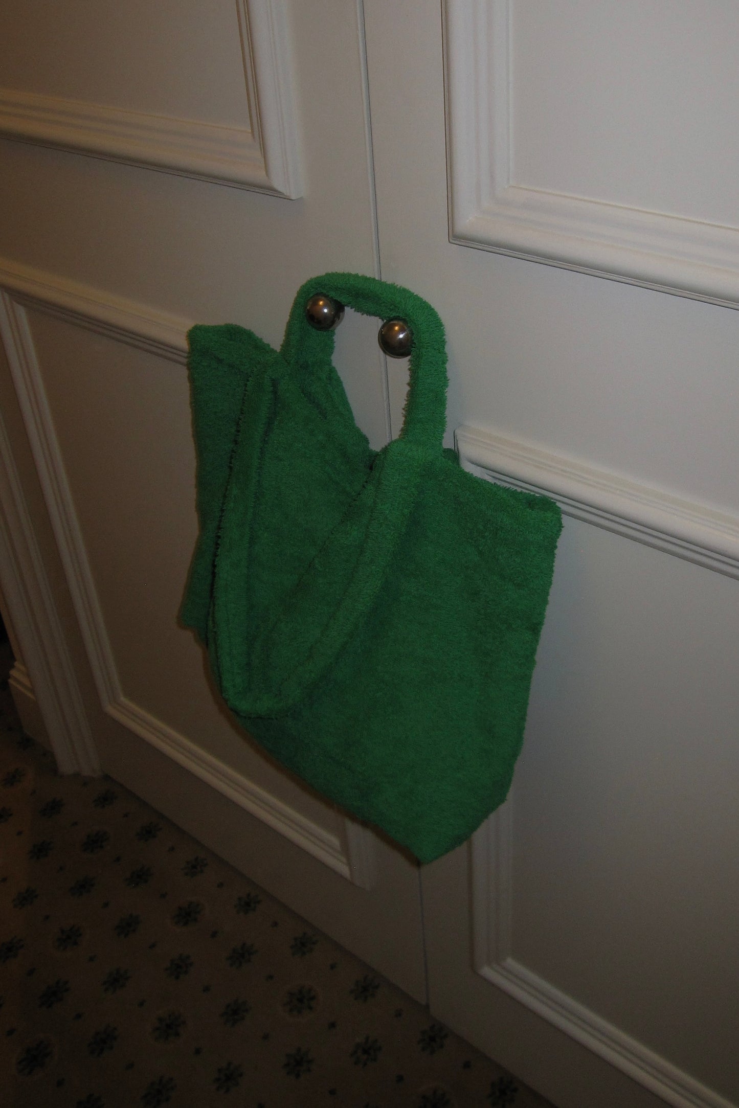 Maxi Terry Green Bag