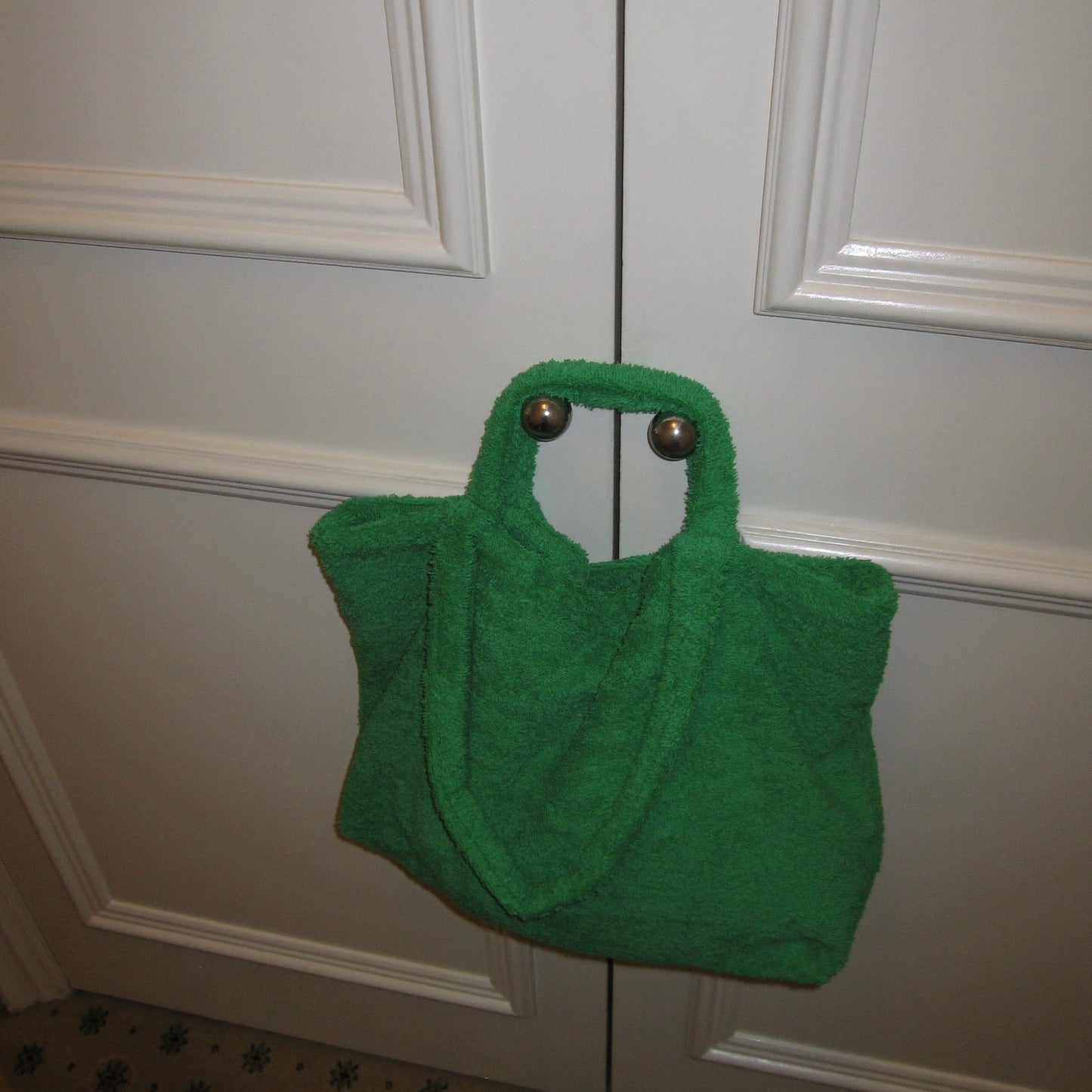 Maxi Terry Green Bag