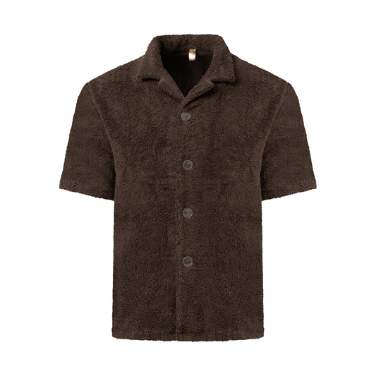 Terry Men's Shirt Brown
