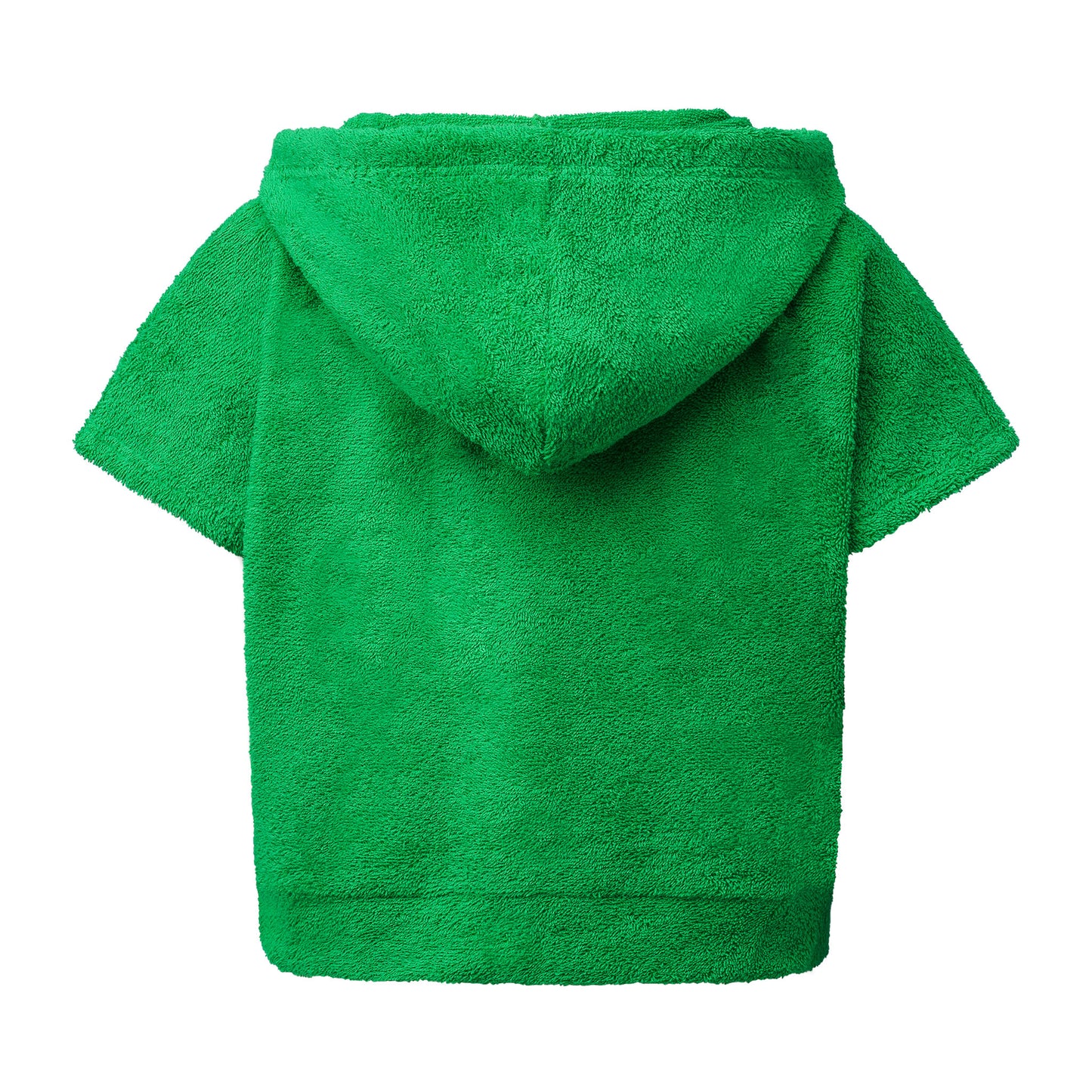 Cute Terry Zip Up Hoodie Green
